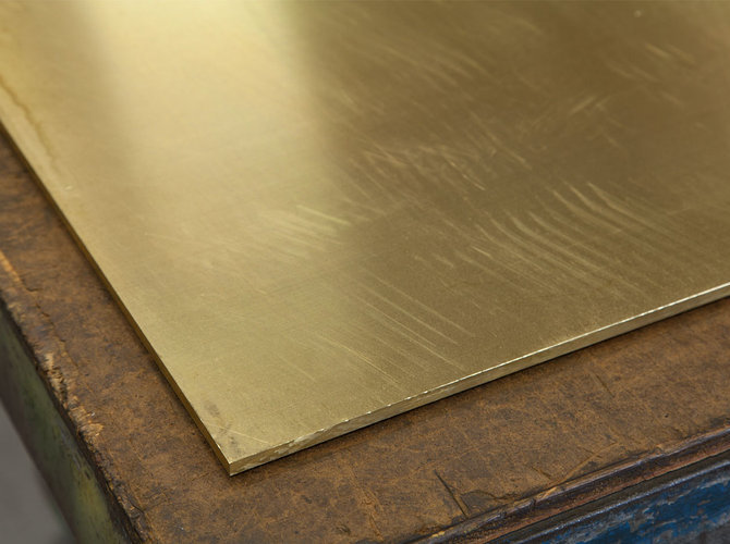 Латунная плита 60 мм 2500 мм Л68 ГОСТ 2208-2007