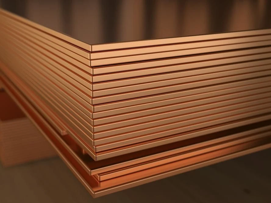 Лист из меди горячекатаный 1.2 мм 1000 мм 2000 мм М1Е ГОСТ 1173-2006