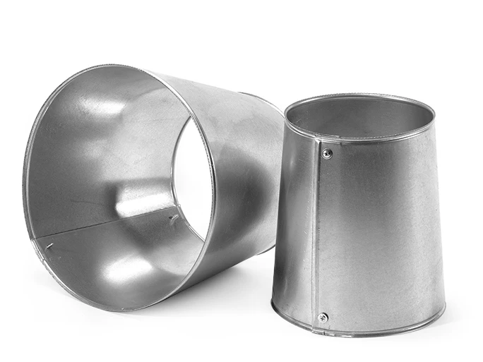 Переход алюминиевого кожуха 205 мм