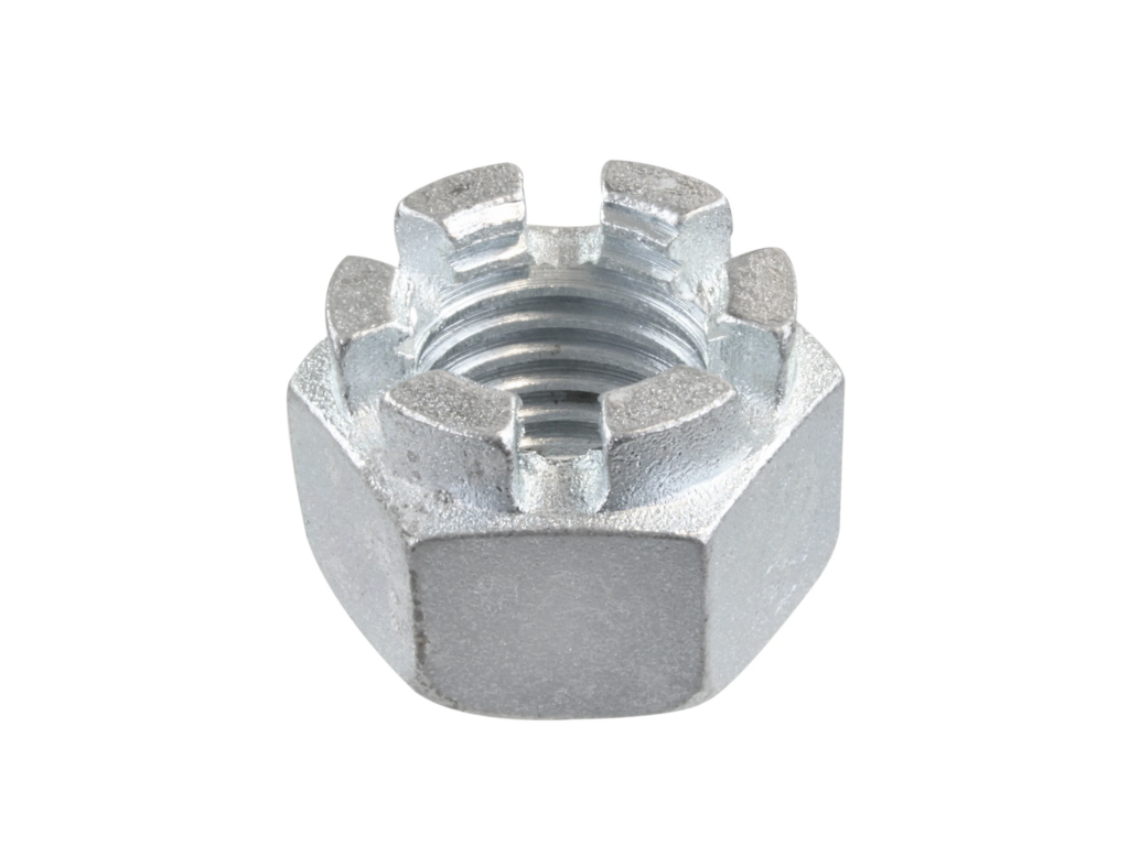 Шестигранные гайки прорезные 4 мм 0.7 мм 5 мм 1.2 мм ГОСТ 5918-73