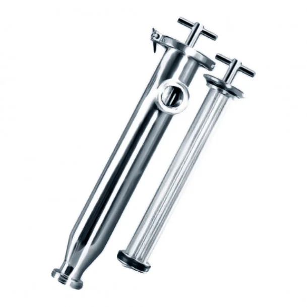 Угловой трубчатый фильтр 80 мм сварка/сварка AISI 316L DIN GG